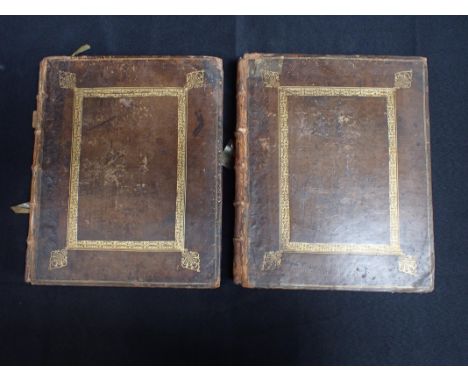 THE AENID OF VIRGIL, TRANSLATED BY Mr PITT "in two volumes, Printed for R. Dodsley, London, 1740, gilt calf (a/f). Provenance