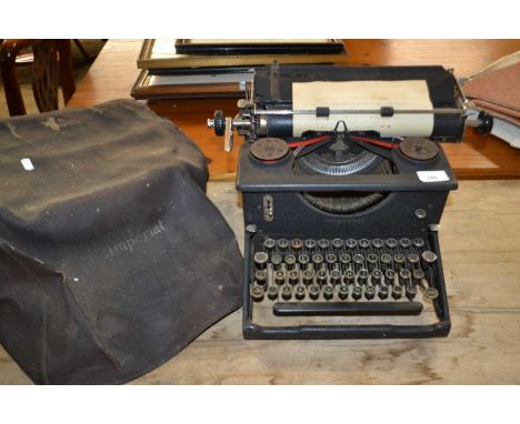 A vintage Imperial typewriter