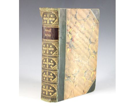 Dickens (Charles), BLEAK HOUSE, first book edition, 3/4 green leather, marbled boards, frontispiece, illustrated half title a