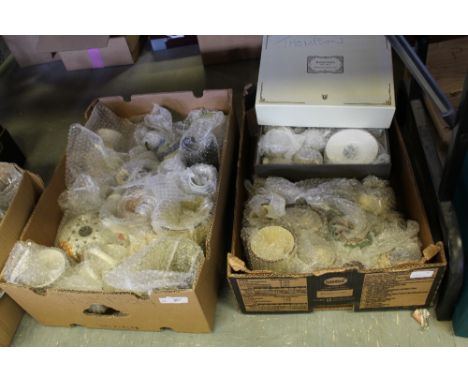 2 boxes of miscellaneous china, Radford, Torquay ware tea/coffee