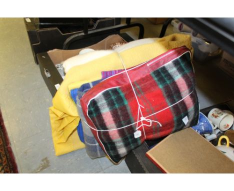 Wool Blankets, Airline Blankets & Vintage Travel Rug