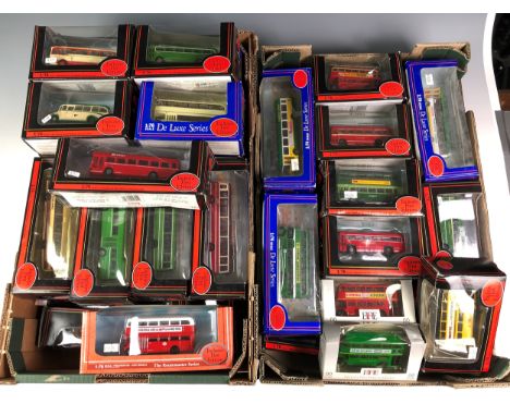 A large collection of EFE 1/76 scale diecast buses and coaches,&nbsp;all boxed, almost all different issues (a small number o