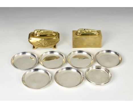 Asprey - a set of six Elizabeth II silver pip dishes Asprey & Co Ltd, Sheffield 1975, 3 1/8in. (8cm.) diameter; together with