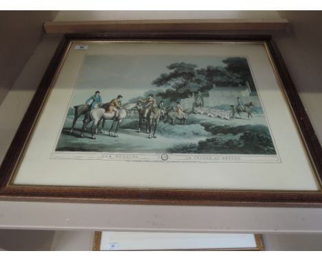 A vintage hunting print