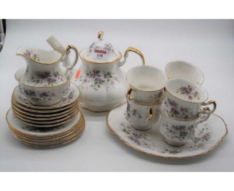 A Paragon Malandi pattern six place tea service 