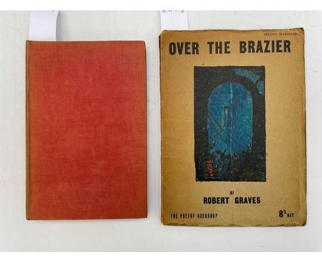 GRAVES (Robert)  Fairies and Fusiliers. London: William Heinemann, 1917, 8vo, 1st edition, [one of 1000 copies], on thick pap