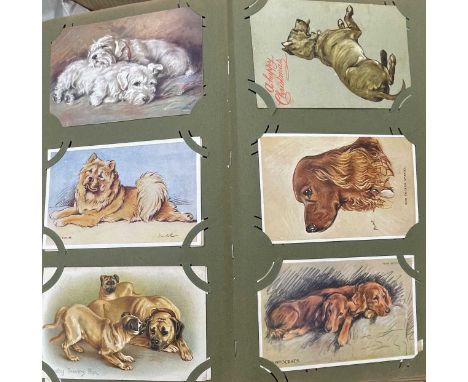 Dogs - illustrated stories. NESBIT (E) Pug Peter, illustrated by H. Rountree and J. Hassall, no date, pictorial boards; DAWSO