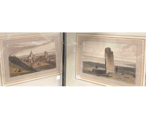 William Daniell R.A. Voyage Round Great Britain series 1814-25, Scottish coastal views, 19 framed aquatintsBay of TongueJohn 