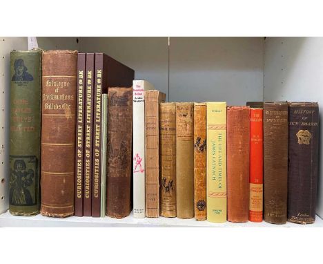 Street Literature. HOLLOWAY (John) The Euing Collection of English Broadside Ballads, 1971, folio, Glasgow, no. 20/500 copies