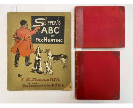 Illustrated. SOMERVILLE (E. OE.) Slipper's ABC of Fox Hunting, 1st edition, London; Longmans, Green, and Co., 1903, large 4to