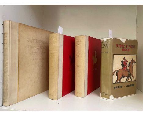 ALDIN (Cecil) Time I was Dead, 1934, 8vo, author's inscription, light foxing, dust jacket chipped; Handley Cross, 2 vols., no