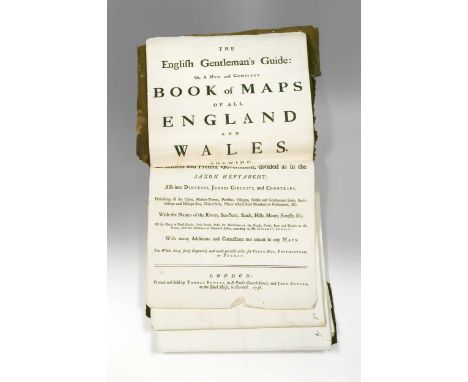 BOWLES (Thomas and John)  The English Gentleman's Guide or A New and Compleat Book of Maps of All England and Wales, London 1