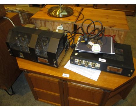 Tube Technology Unisis Stereo Power Amplifier Serial No. 006038 and The Seer Preamplifier Serial No. 006374 