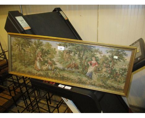 Tapestry Picture of a Country Scene 