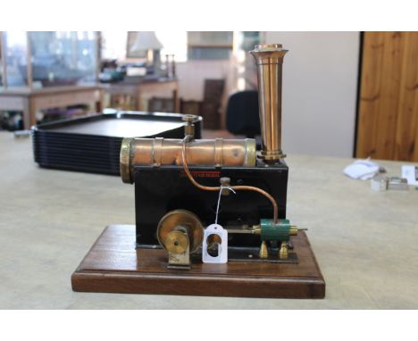 An early 20th Century live steam model stationary engine