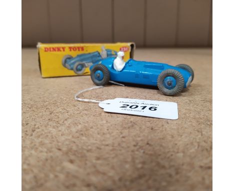 Boxed Dinky 230 Talbot Lago racing car (playworn condition, some loss of paint and box with signs of age)