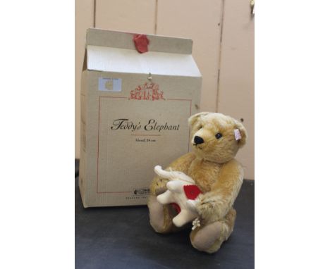 A Steiff 'teddys elephant', boxed with papers