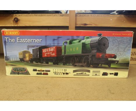 A boxed Hornby 'The Easterner' R1120 train set (contents used, light playworn condition and possibly not complete, box repair