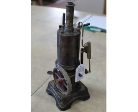 A Gebruder Bing vertical steam engine
