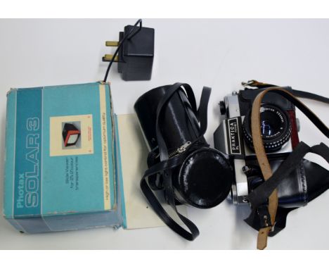 VINTAGE CAMERA WITH QUANTITY ACCESSORIES     