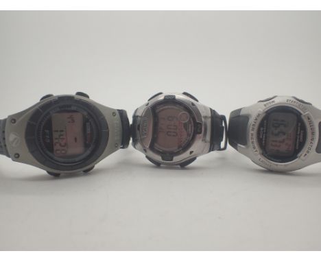 Three Casio wristwatches, all working 