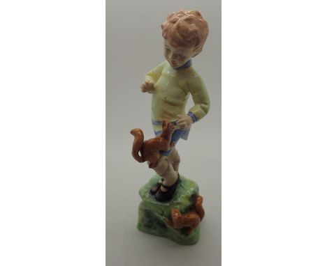 Royal Worcester October boy figurine 