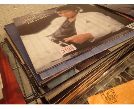 Selection of 1970's and 1980's LP's including Michael Jackson and Dire Straits