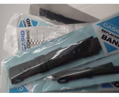 Twelve Casio replacement wristwatch straps