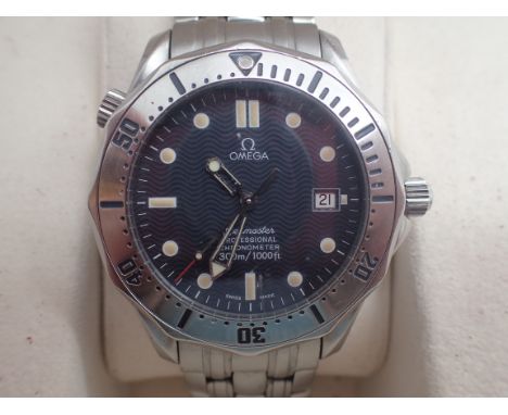 Omega Seamaster automatic pro 300m divers chronometer watch with inner/outer box   CONDITION REPORT:  No reference number on 