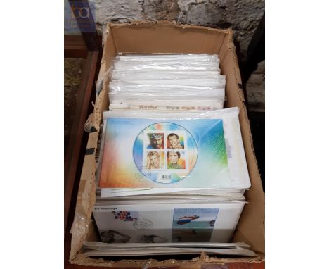 LARGE BOX OF FIRST DAY COVERS 