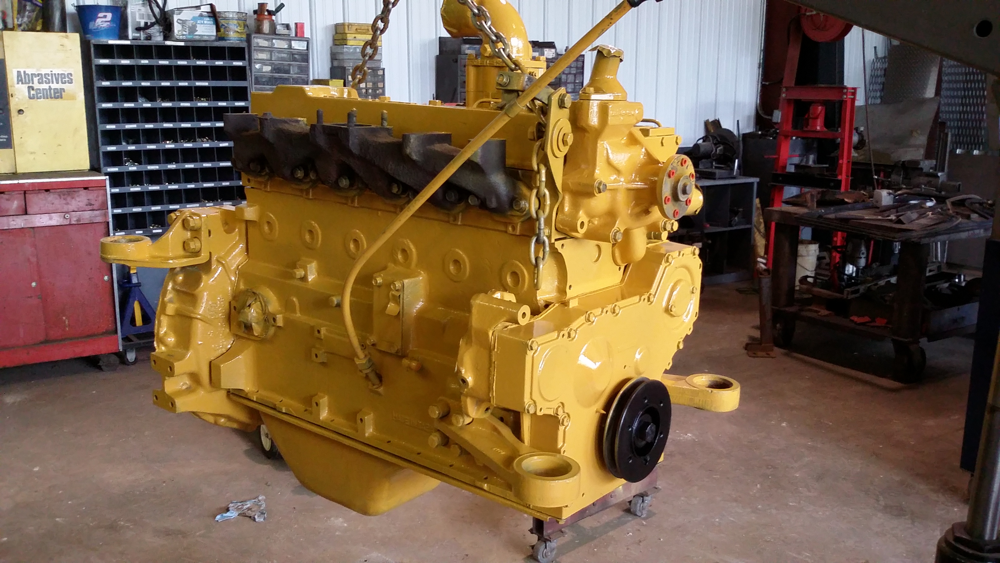 Komatsu Engine Model 6D95L-1 SN 80487 Rebuilt by ETS:New Pistons ...