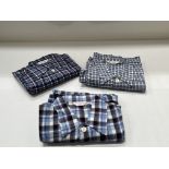 3 x pairs of Derek Rose pyjama's (Blue plaid)