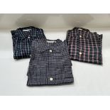 3 x pairs of Derek Rose pyjama's - size XXL