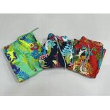 3 x Pairs of Vilebrequin board shorts - size XXXL - floral themed