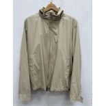 Lanificio Colombo windbreaker jacket with cotton interior (Beige) - size 54