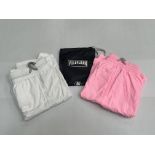 2 x Pairs of Vilebrequin board shorts (Pink and White) - size XXXL