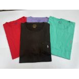 4 x POLO by Ralph Lauren T-shirts - size XXL custom slim fit