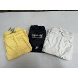 2 x Pairs of Vilebrequin board shorts (White and Yellow) - size XXXL