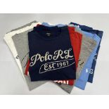 10 x POLO by Ralph Lauren T-shirts - size XXL custom fit