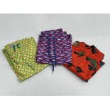 3 x Pairs of Vilebrequin board shorts