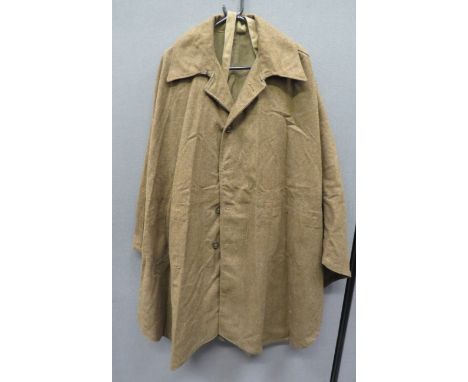Scarce Home Guard Woollen Capekhaki woollen, sleeveless cape.  Large fold over collar.  The front fastened by five composite 