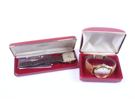 A men's pair of boxed automatic watches including Rotary and Sekonda