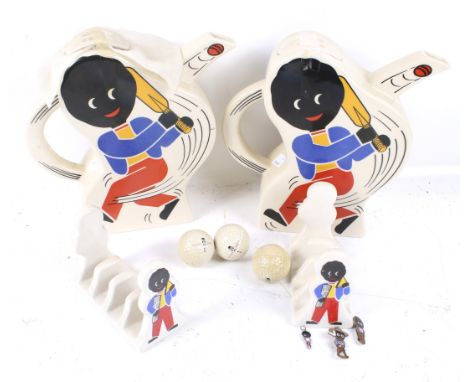 Robertson's Jam product promotional advertising collectables. Including vintage Silver Crane Robertson's teapots, golf balls 
