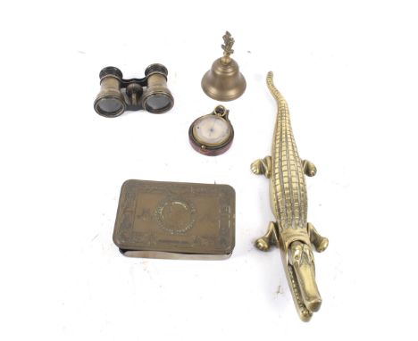 A group of assorted early 20th century and later metal collectables. Including a Princess Mary Christmas 1914 gift box, a cas