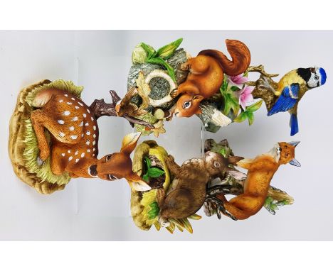 5 Kowa ceramic animal sculptures   Condition Report   Click here for further images, condition, auction times & delivery cost