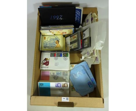 First day covers, mint stamps and related items in one box   Condition Report   Click here for further images, condition, auc