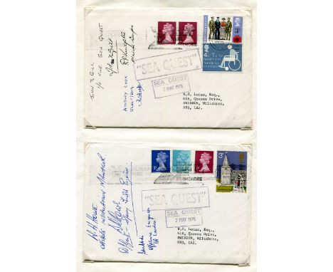 A collection of hovercraft related items, including first day covers 1970s-1980s many signed, including Christopher Cockerell