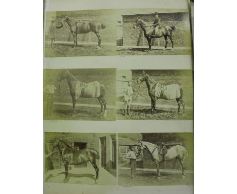 PHOTOGRAPHS. A leather-bound album containing approximately 276 mounted albumen-print photographs, including views of Chester
