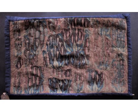 A fragment of gothic Mille Fleurs wool work tapestrySigned to reverse 98cm wide; 65cm high