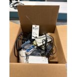 BOX OF MISCELLANEOUS CORDS AND ELECTRONICS